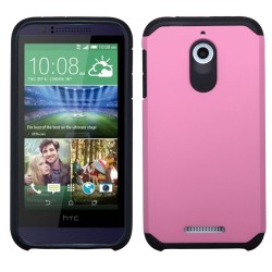 Funda Protector Mixto HTC Desire 510 512 One Rosa / Negro