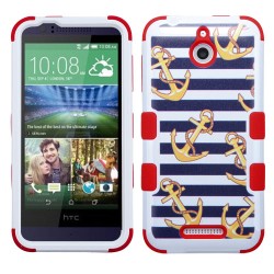 Funda Protector Triple Layer HTC One Desire 510 512 Blanco / Anclas