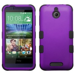 Funda Protector Triple Layer HTC One Desire 510 512 Morado / Negro