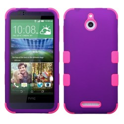 Case Protector Triple Layer HTC One Desire 510 Purple / Pink