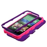 Funda Protector Triple Layer HTC One Desire 510 Morado / Rosa (17004331) by www.tiendakimerex.com