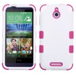 Funda Protector Triple Layer HTC One Desire 510 Blanco / Rosa (17004320) by www.tiendakimerex.com