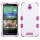 Case Protector Triple Layer HTC One Desire 510 White / Pink