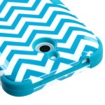 Case Protector Triple Layer  HTC One  Desire 510 White / Aqua Zic Zac (17004399) by www.tiendakimerex.com