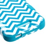 Funda Protector Triple Layer  HTC One  Desire 510 Blanco / Aqua Zic Zac (17004399) by www.tiendakimerex.com