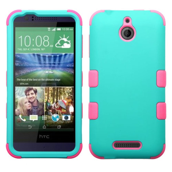 Case Protector Triple Layer HTC Desire 510  Aqua / Pink (17004396) by www.tiendakimerex.com