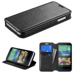 Case Cartera Piel Sintetica HTC One Desire 510 Black (17004390) by www.tiendakimerex.com