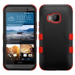Funda Protector Triple Layer HTC One M9 Negro / Rojo 