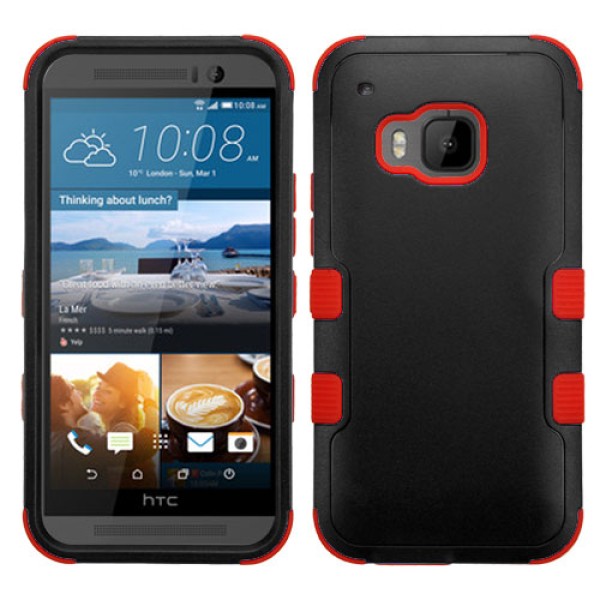 Funda Protector Triple Layer HTC One M9 Negro / Rojo (17004380) by www.tiendakimerex.com