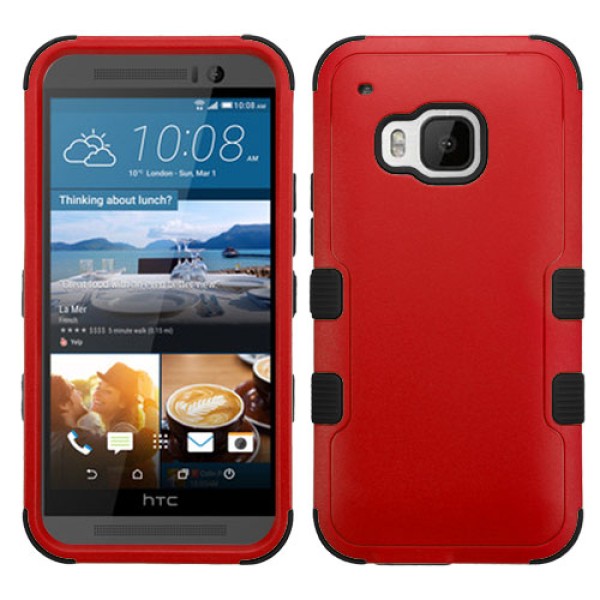 Case Protector Triple Layer HTC One M9 Red / Black (17004383) by www.tiendakimerex.com
