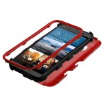 Case Protector Triple Layer HTC One M9 Red / Black (17004383) by www.tiendakimerex.com