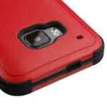 Case Protector Triple Layer HTC One M9 Red / Black (17004383) by www.tiendakimerex.com