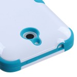 Case Protector Three layer HTC Desire 510 White / Aqua (17004272) by www.tiendakimerex.com