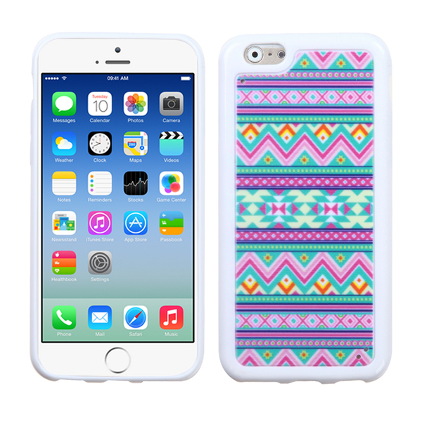 Case Protector TPU Apple Iphone 6 Ziggy Zag Purple (17004447) by www.tiendakimerex.com