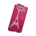 Case Protector Samsung A5 TPU Eiffel Tower Pink / White (15004469) by www.tiendakimerex.com