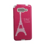 Case Protector Samsung A5 TPU Eiffel Tower Pink / White (15004469) by www.tiendakimerex.com